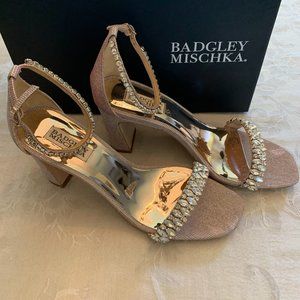 BADGLEY MISCHKA BLOCK HEEL SANDAL